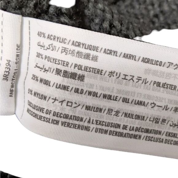 HOLLISTER Wool Blend Southwest Knit Turtleneck Sweater M - Picture 5 of 6